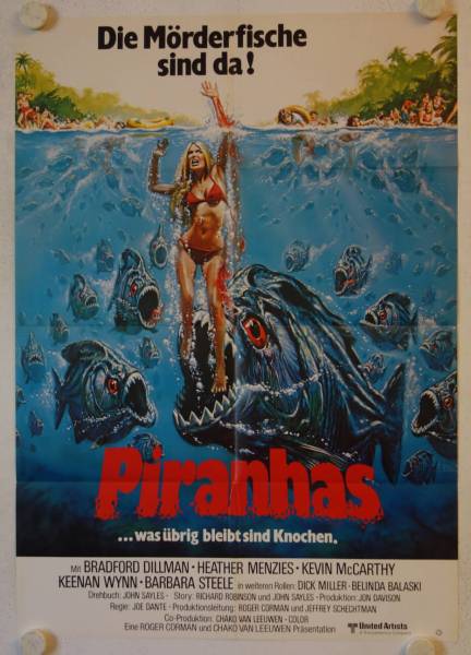 Piranha original release german movie poster